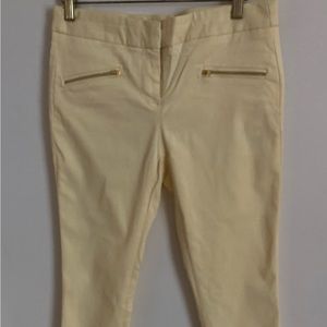Size zero yellow color DKNY Pants